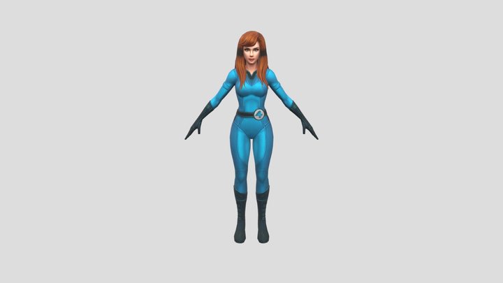 crystal__fantastic_four__by_maxdemon6_dehumbj 3D Model