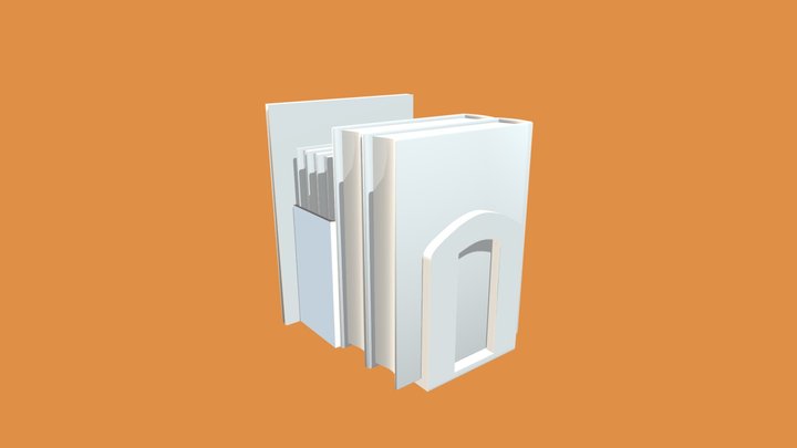 Book Assortment 3D Model