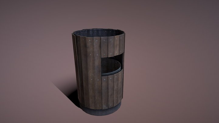 Trash Can – Modelo 3D gratuito STL
