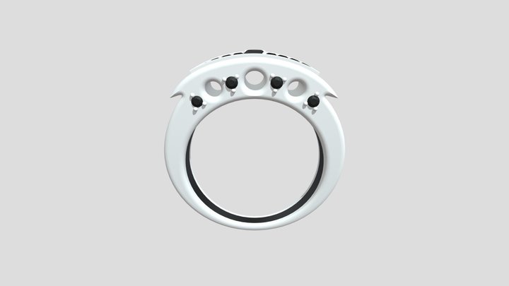 Ring Brass Knuckles 3D Model