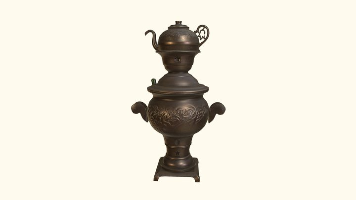 Ottoman - Ấm Samovar (AM269) 3D Model