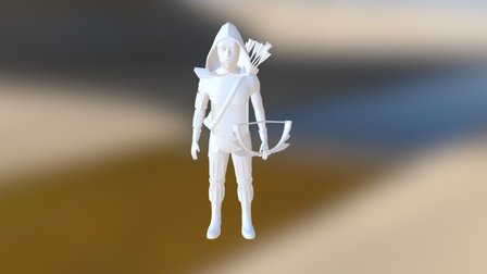 Archer Character 3D Model