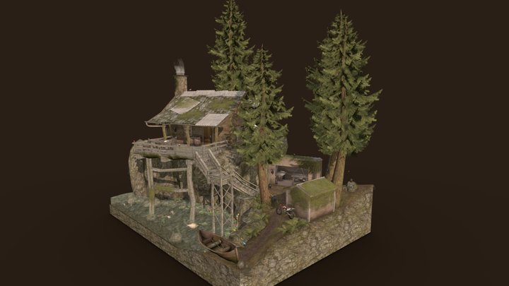 The Widower's Home [DAE Final Assignment] 3D Model