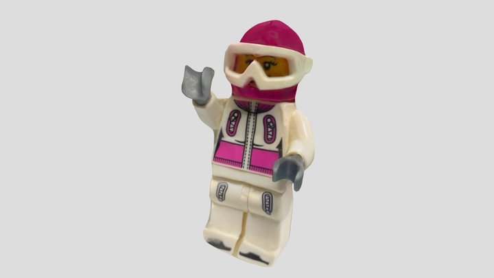 [PC] Toy Lego Person - Snowboarder 3D Model