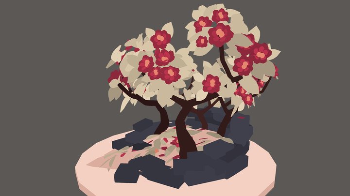 Camellia Well 3D Model