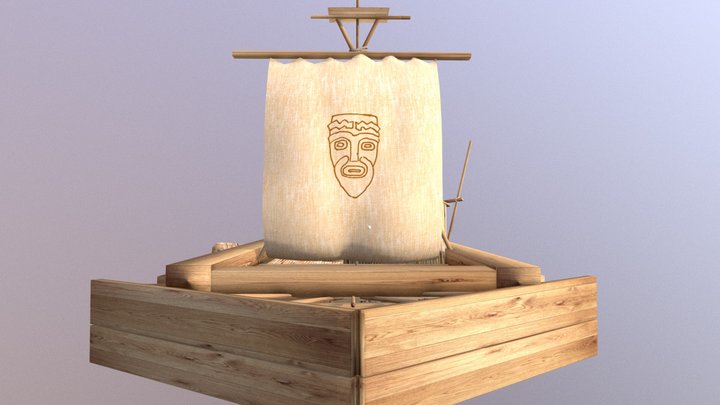 Kon-Tiki 3D Model