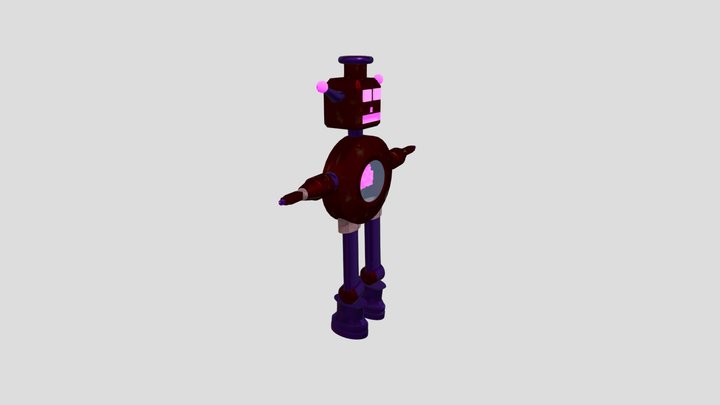 Modélisation d'un robot 3D Model