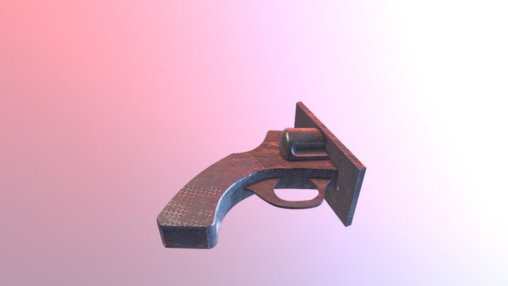 Pinball Gun 3D Model