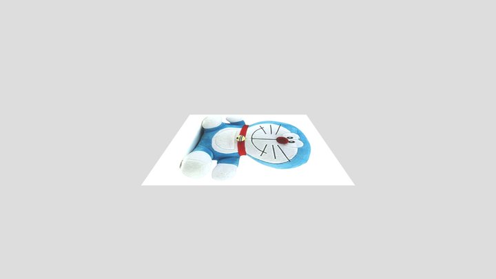 Doreamon Soft Toy 3D Model