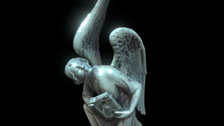 Ange Saint Mathieu - Notre-Dame de Paris 3D Model