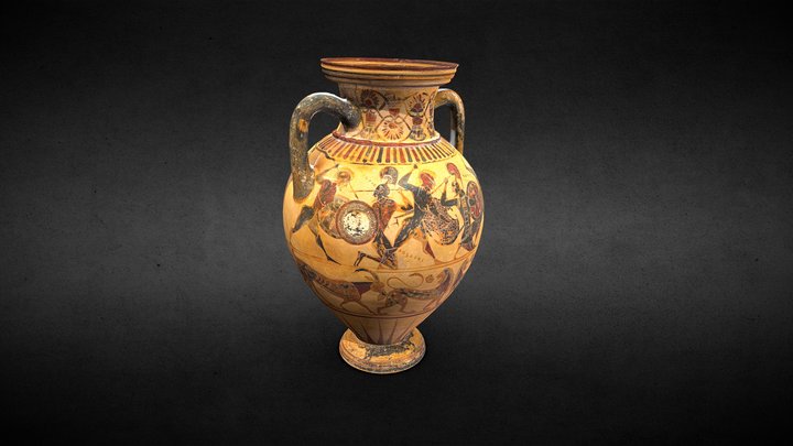Greek Vase 3D Model