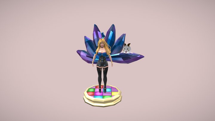 KDA Ahri 3D Model