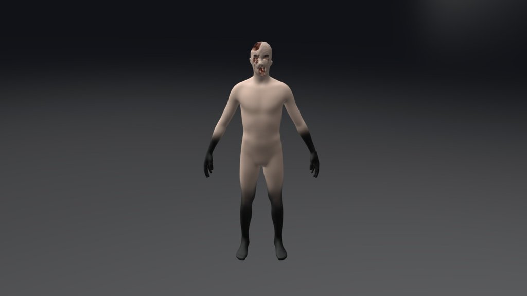 Human mutant — Sketchfab embed 3D viewer