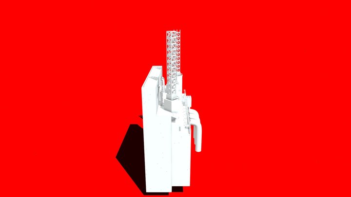 Map Futuristique 3D Model