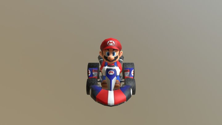 Mario Kart 3D Model