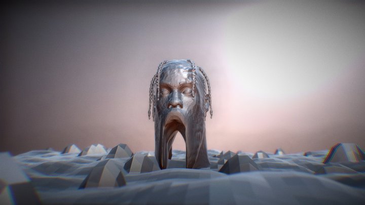 ทราวิส ปากอ้า 3D Model
