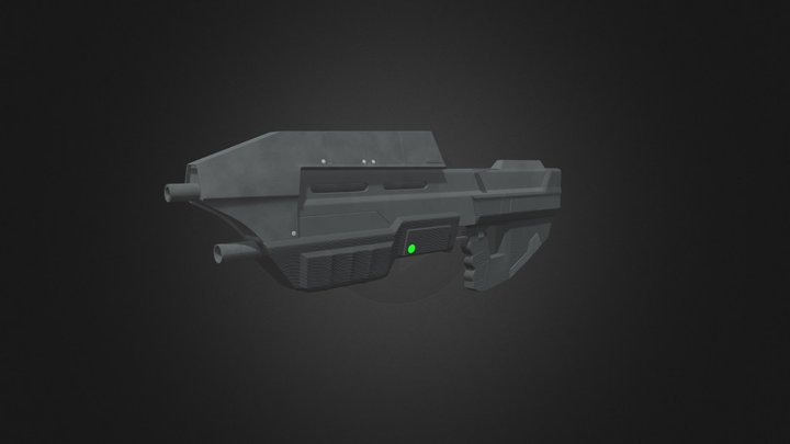 Halo - MA5B Assault Rifle 3D Model