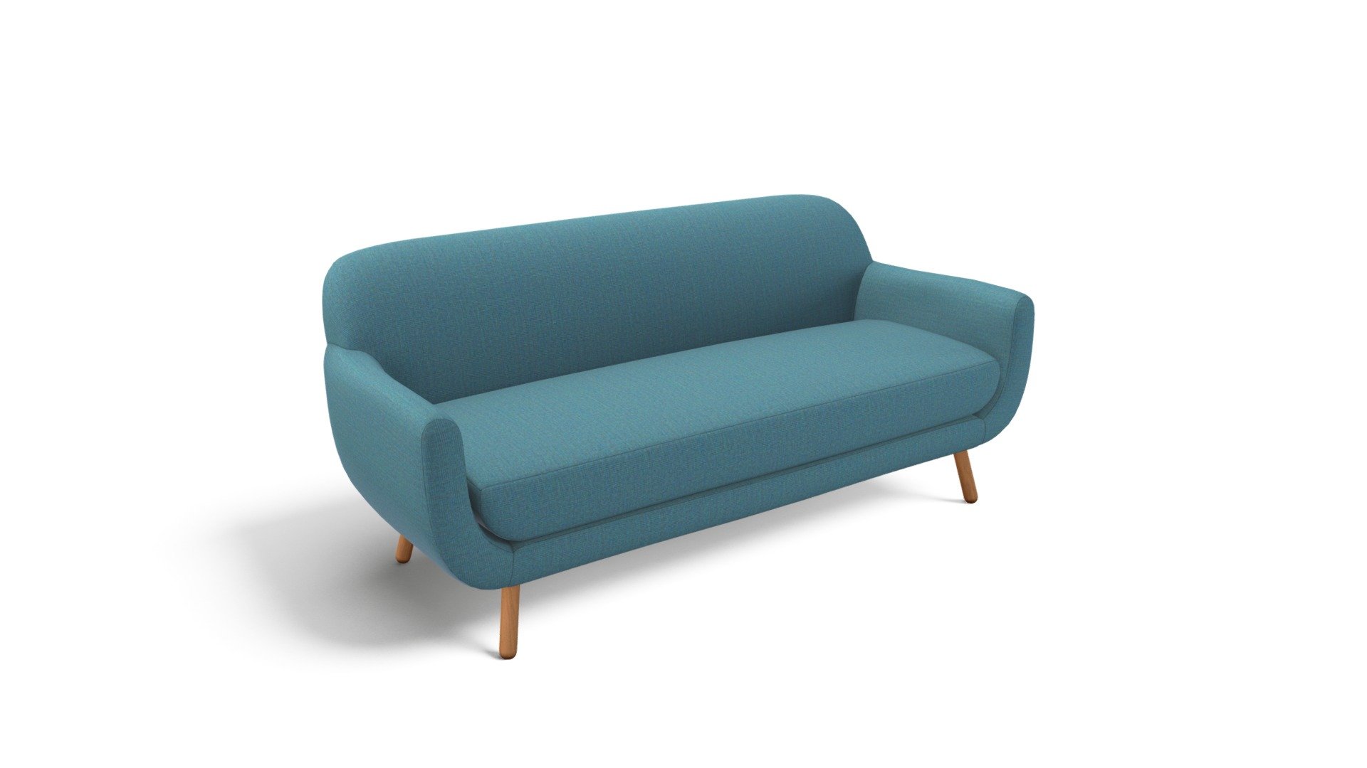 Jonah 3 Seater Sofa, Marine Blue