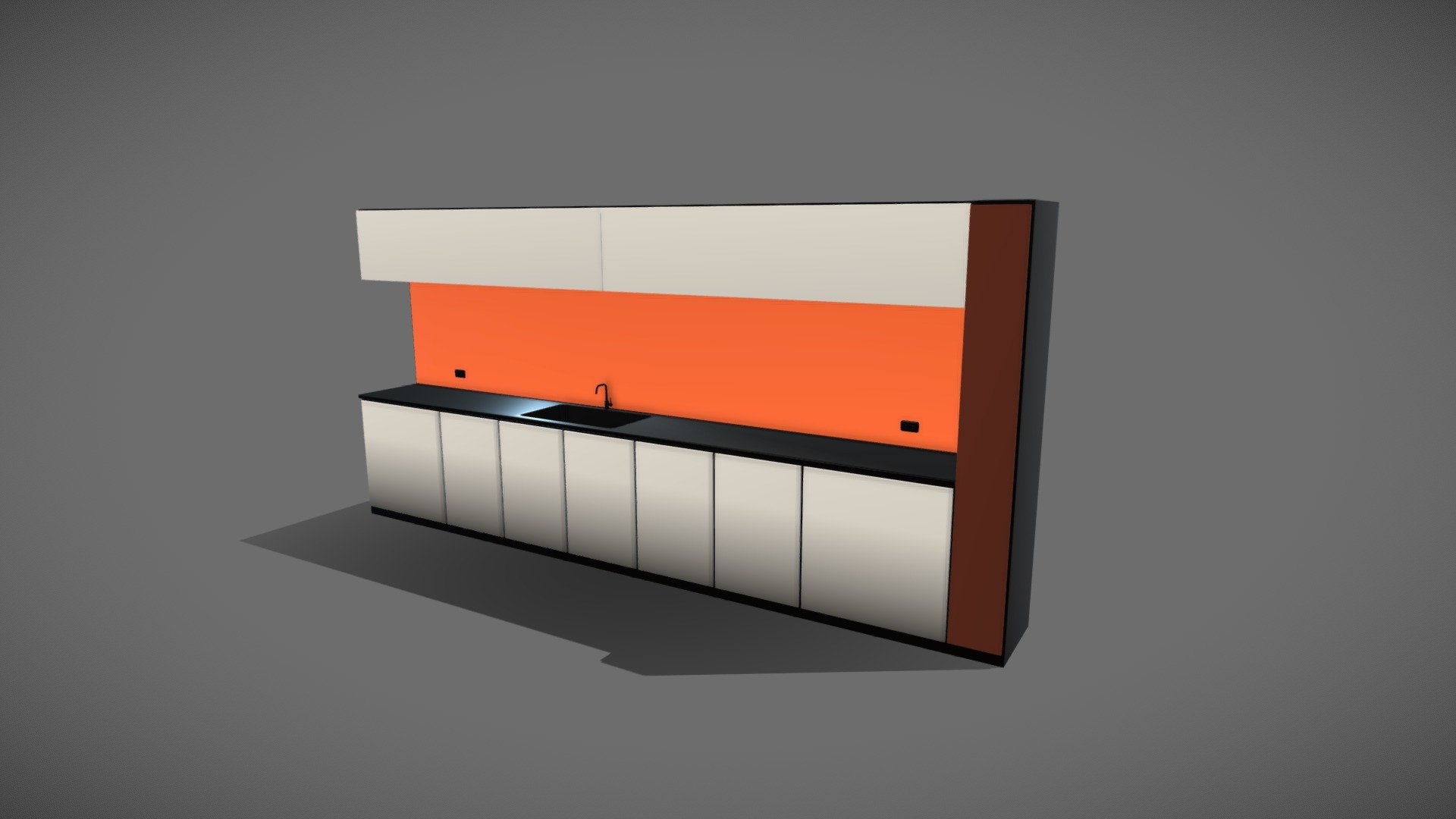 Interior Collection - Kitchen Module - 3D model by nappin (@nappin.1bit ...
