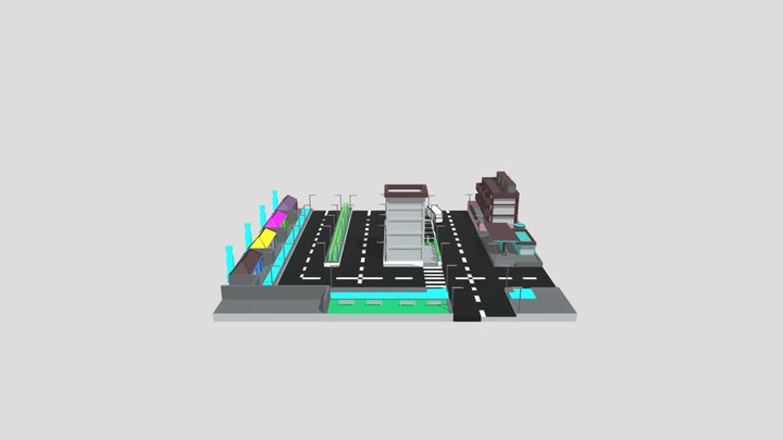 City Test1 3D Model