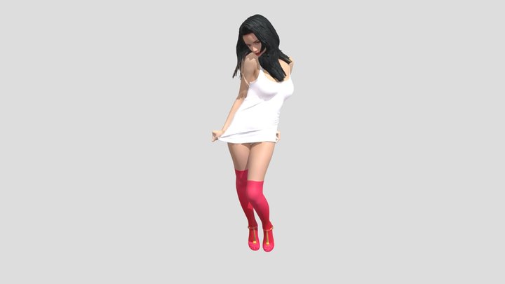 Scarlet Allure 3D Model