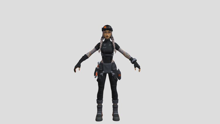 Elite Jules - Fortnite Skin – Gratis 3D-model STL