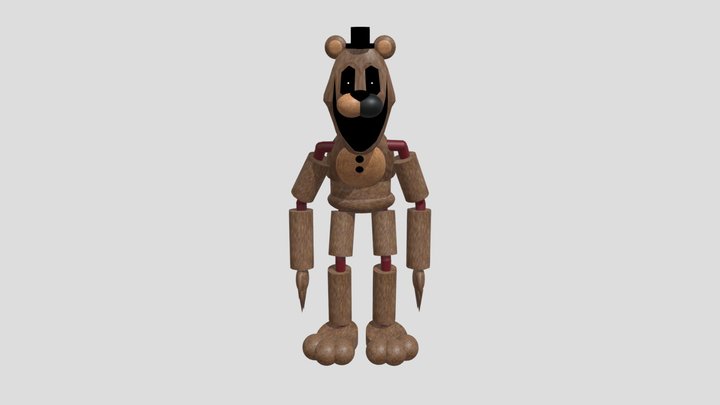 Scary Freddy but with better textures 3D Model