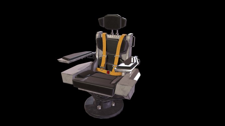 Sci-Fi Pilot Chair 3D Model