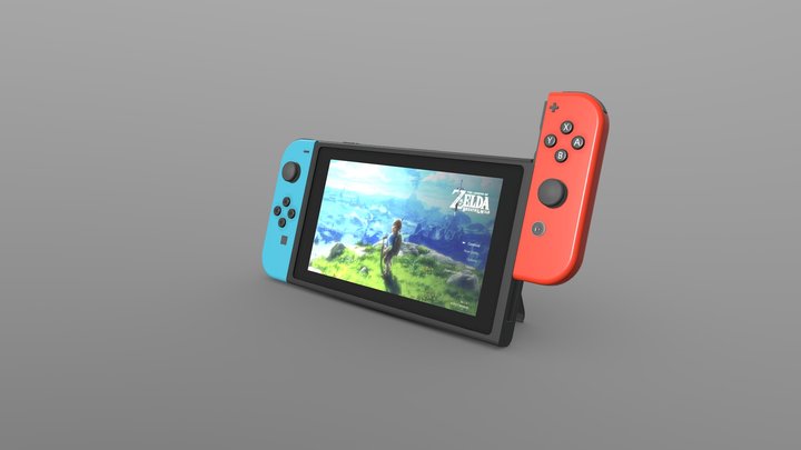 Nintendo Switch 3D Model