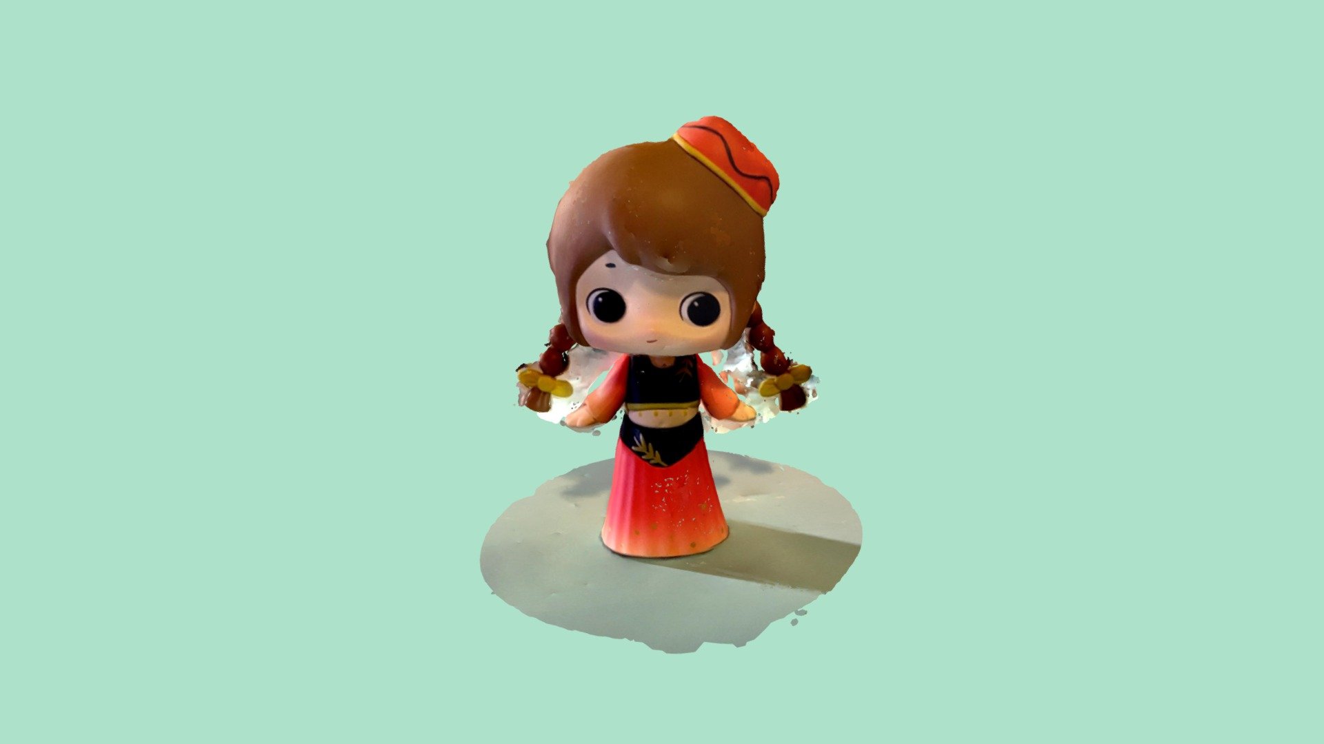 A Uighur girl
