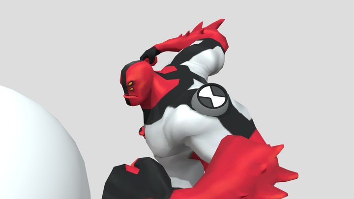 ben10 3d FourArms 3D Model