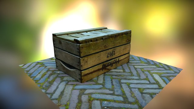 Wooden Case 3D Model