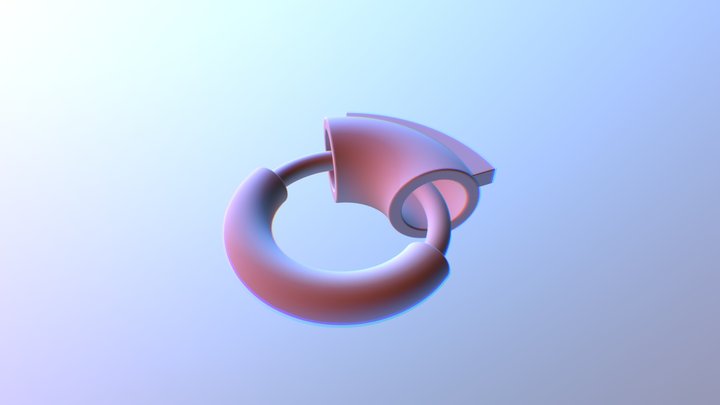 Mobilty test ring lowpoly v2 3D Model