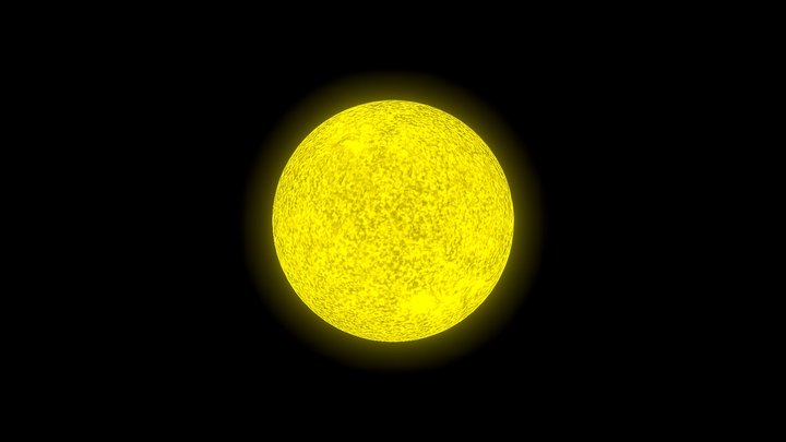 Yellow star 3D Model