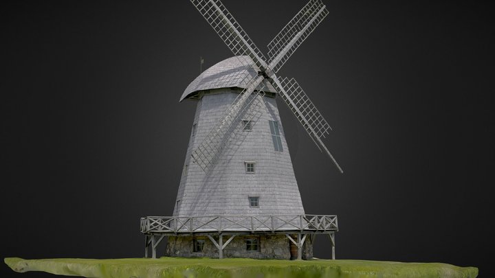 Windmill ''Vēveri'' pt4 3D Model