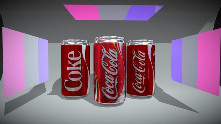 Coke Can 3D Model
