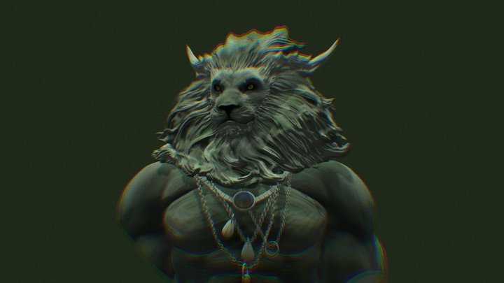 LION WIZARD 3D Model