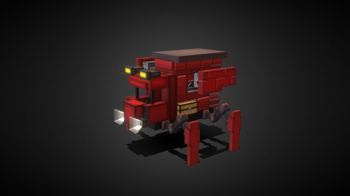walker_red2 3D Model