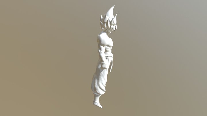 Super saiyan goku 3D Model
