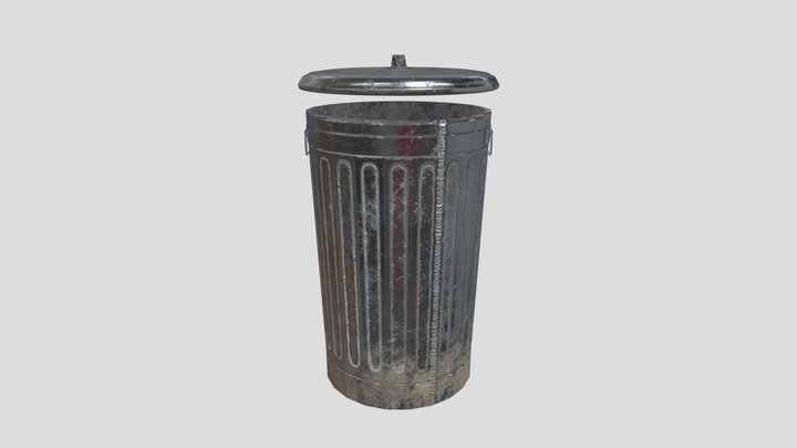 Case Work - Trash Can 3D Model