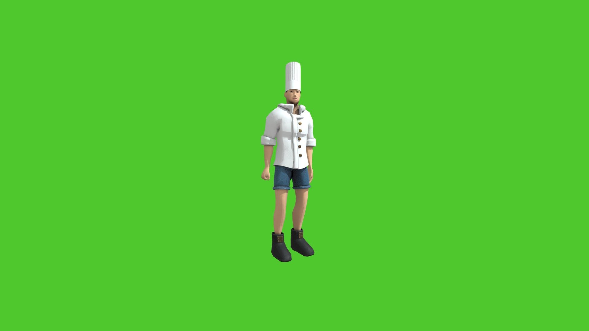 Chef - Download Free 3D model by teacherap123 [66de0af] - Sketchfab