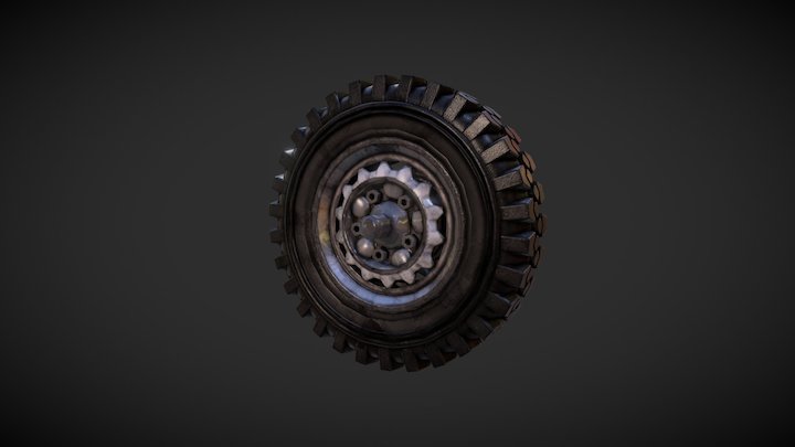 Old_Wheel 3D Model