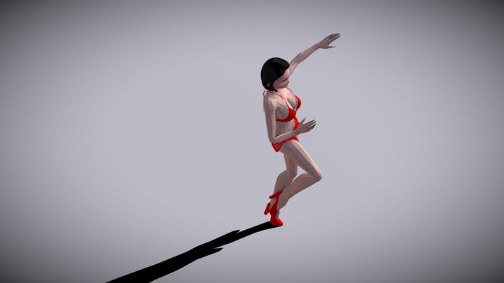 Salsa Dancing 3D Model