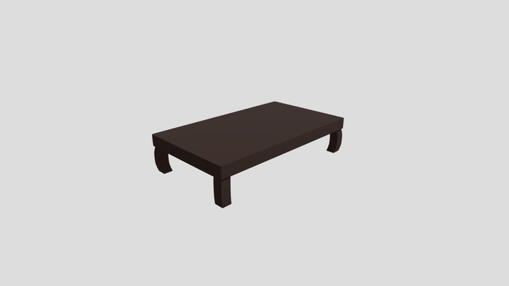 Rustic Coffee Table 3D Model