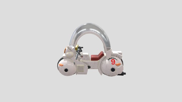 Dragonball Bike 3D Model