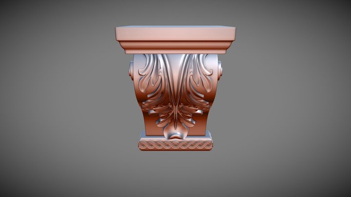 Corbel-3 3D Model