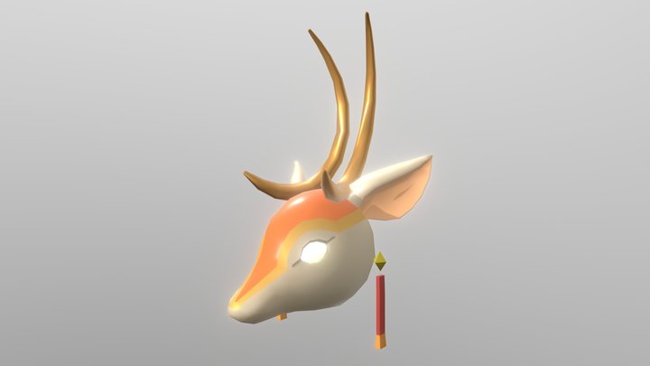 Deer Mask - Sky: Children of the light 3D Model