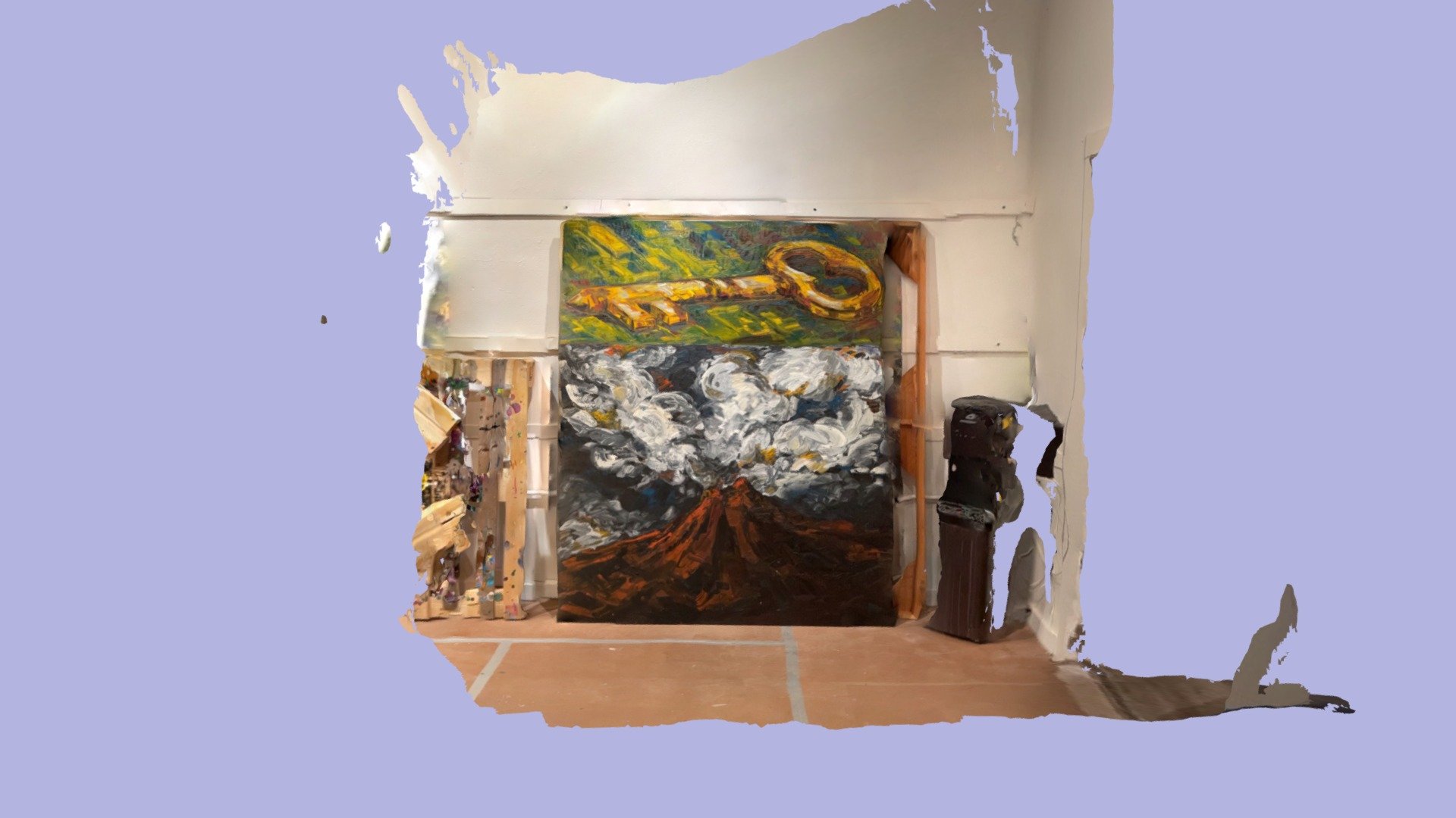 Encaustic painting by Sabina Ott