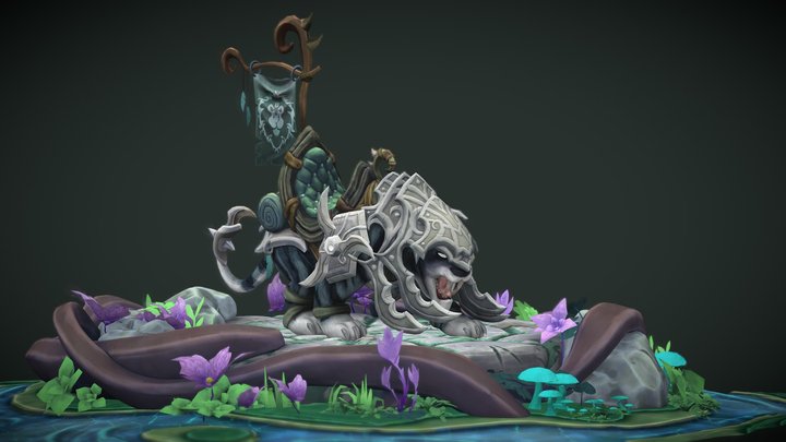 World of Warcraft Whitesaber Fan Art 3D Model