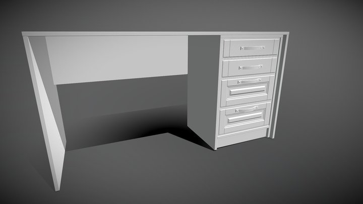 test Office furniture 3D Model